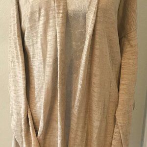 NWT Tommy Hilfiger Taupe Long Cardigan Sweater XL